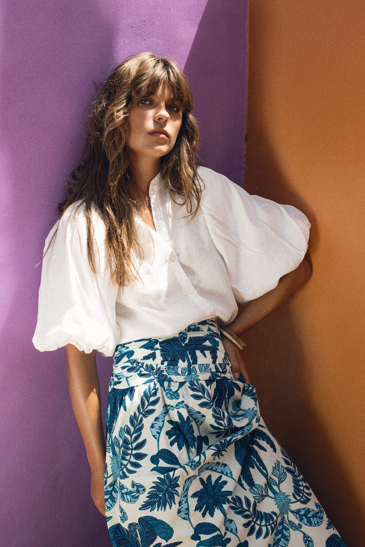 White Linen Blouse