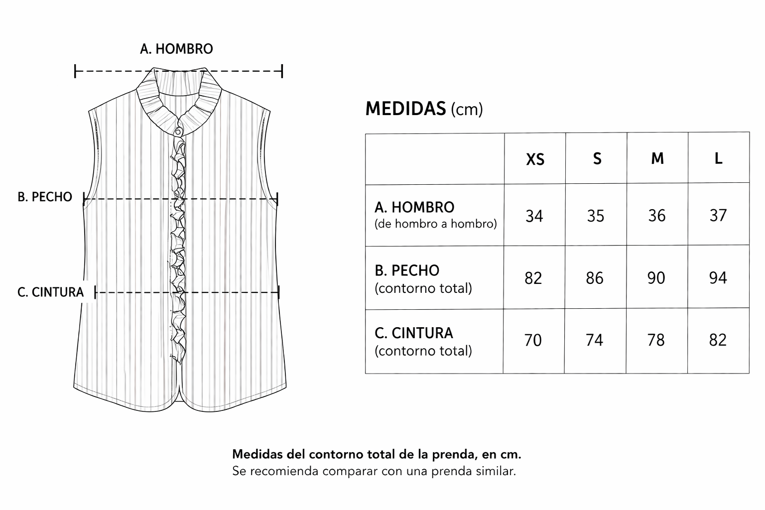 Guía de tallas