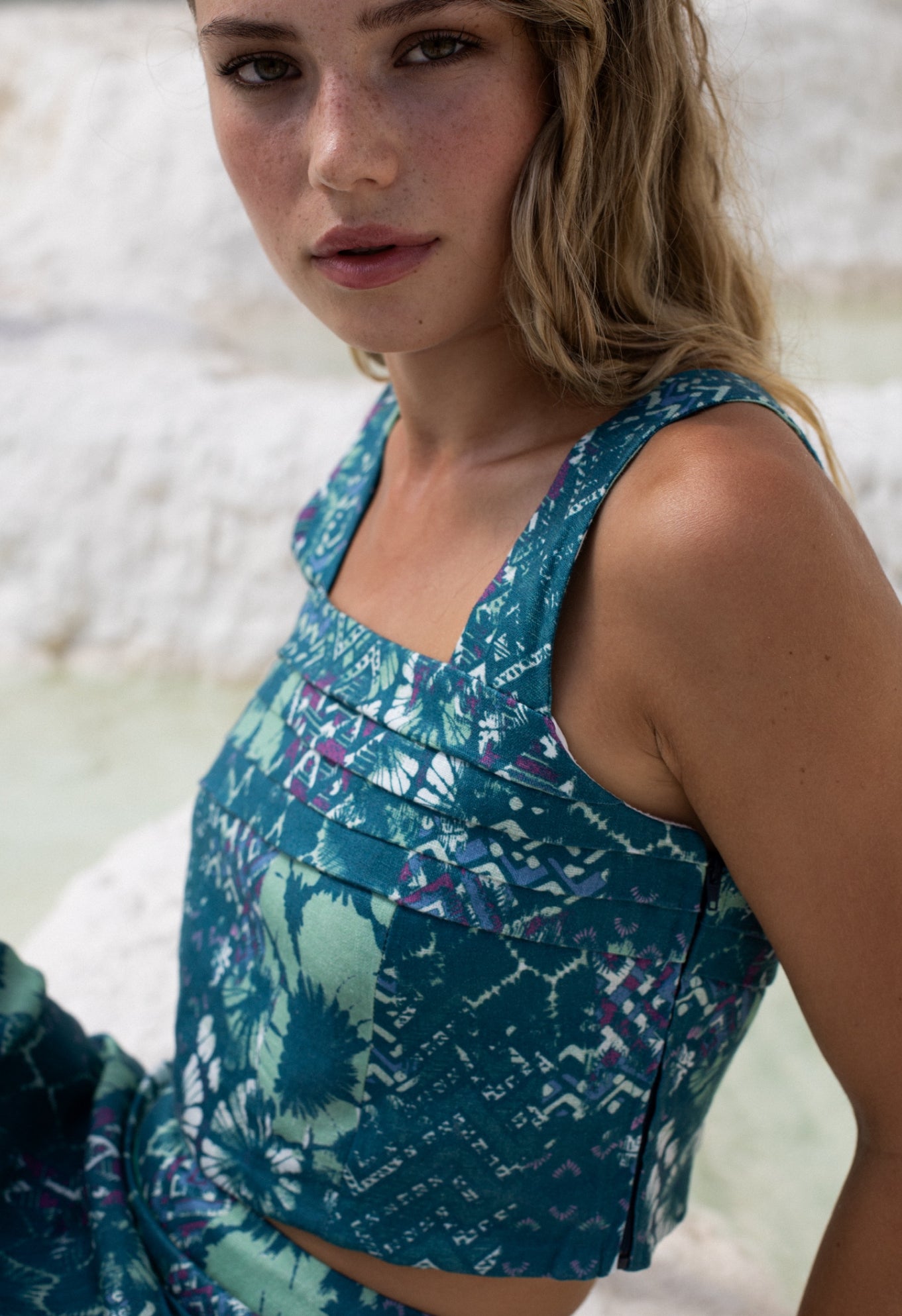Green Aria Top