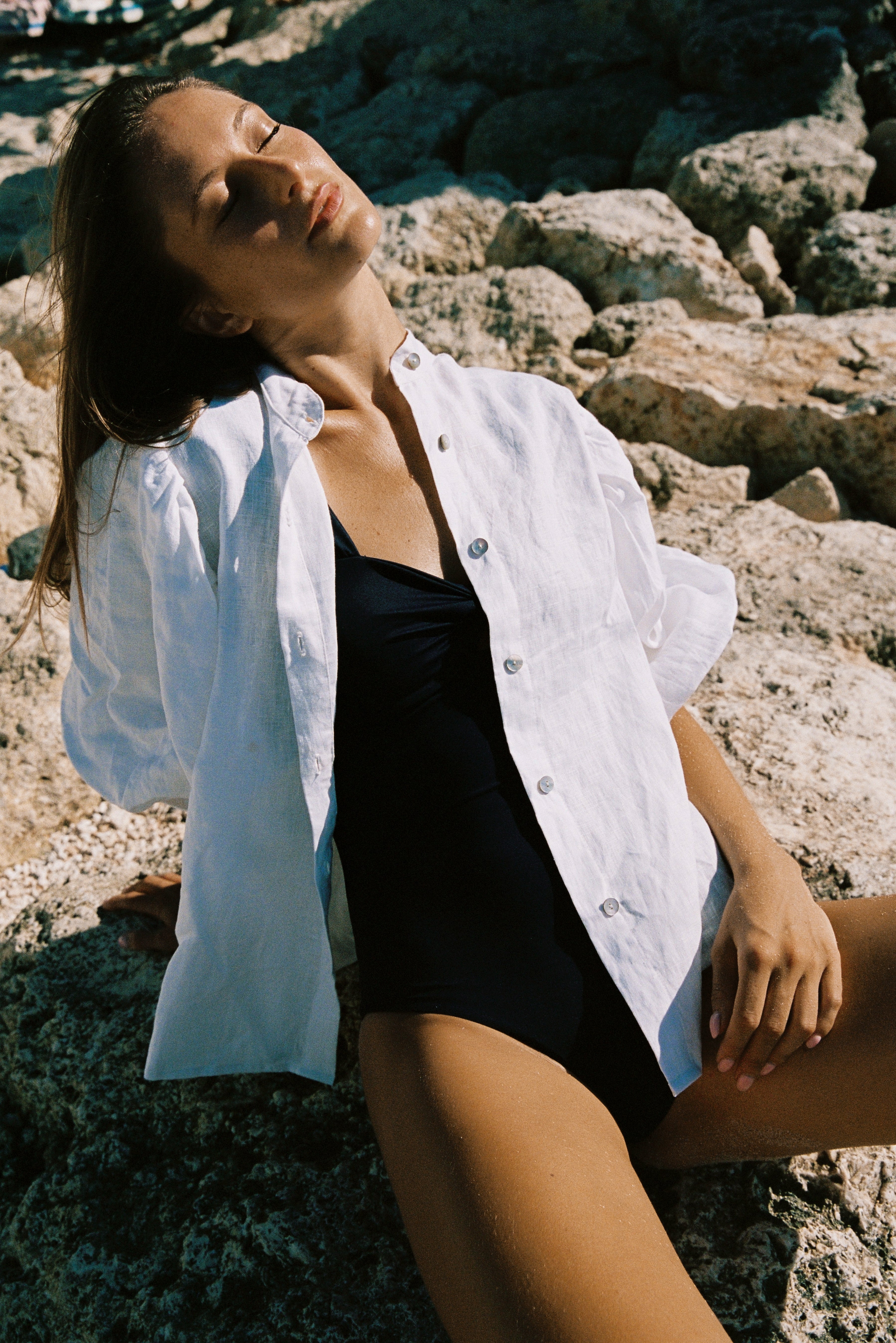 Blusa Iconic Lino Blanca