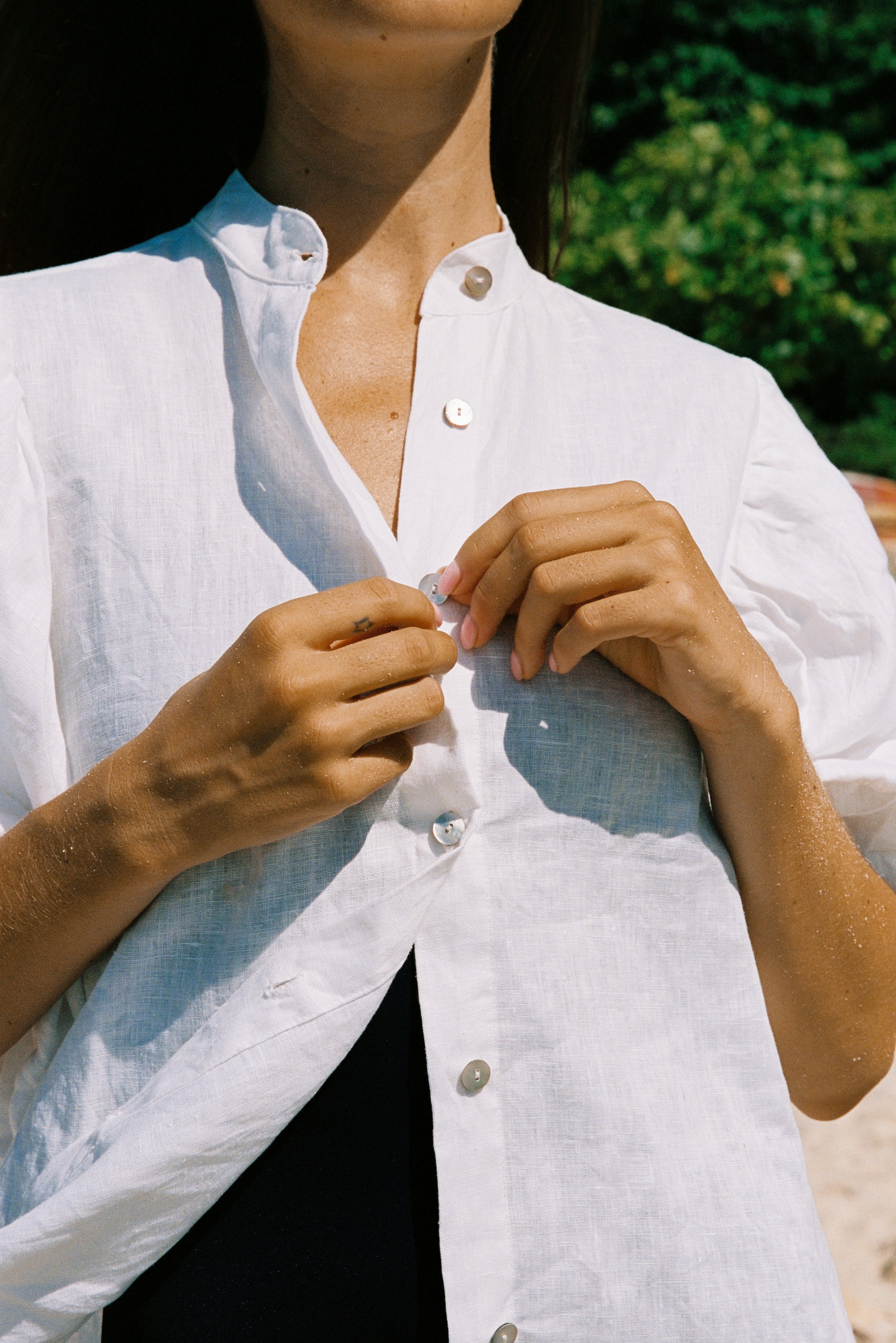 Blusa Iconic Lino Blanca
