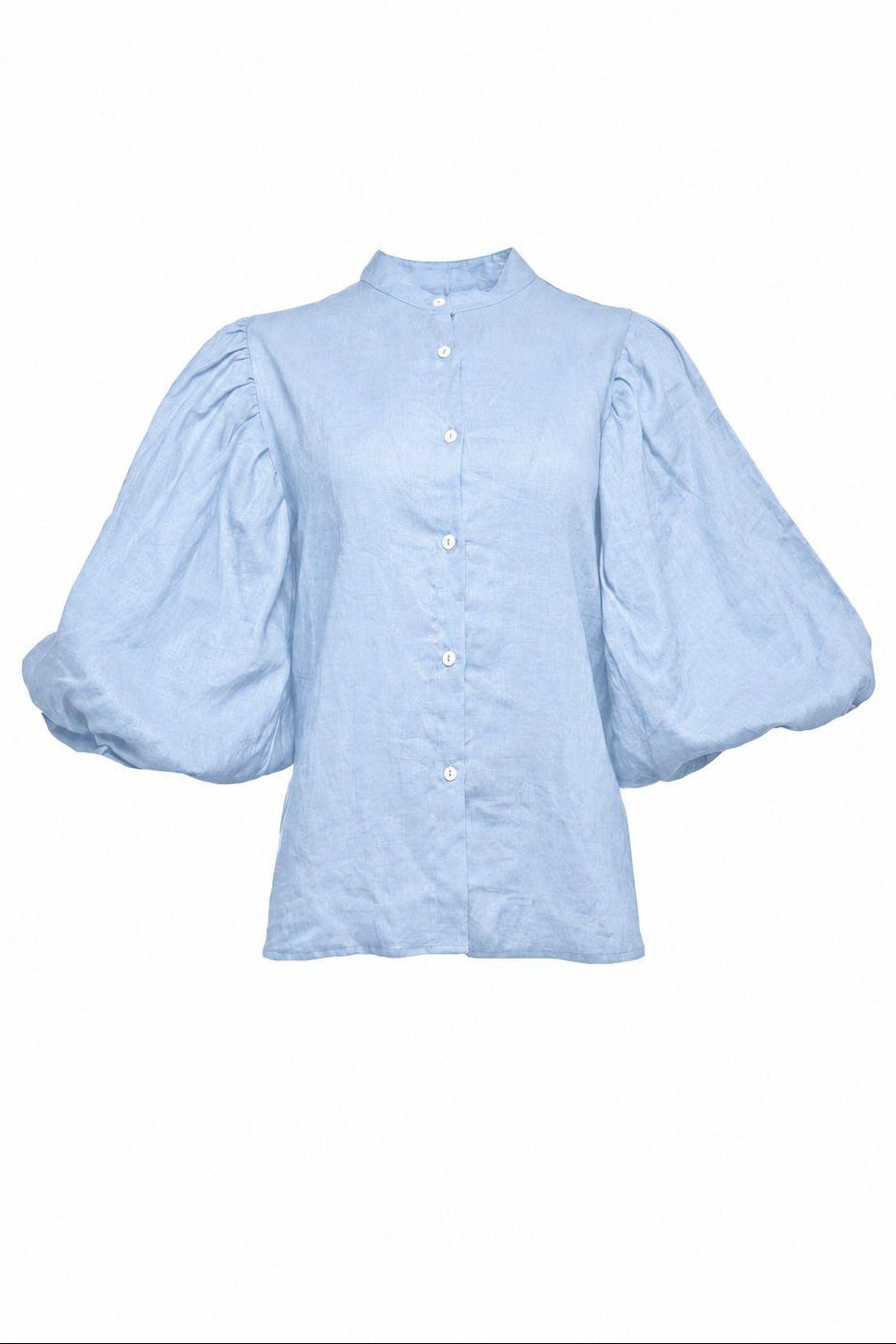 Blusa Iconic Lino Azul Clarito