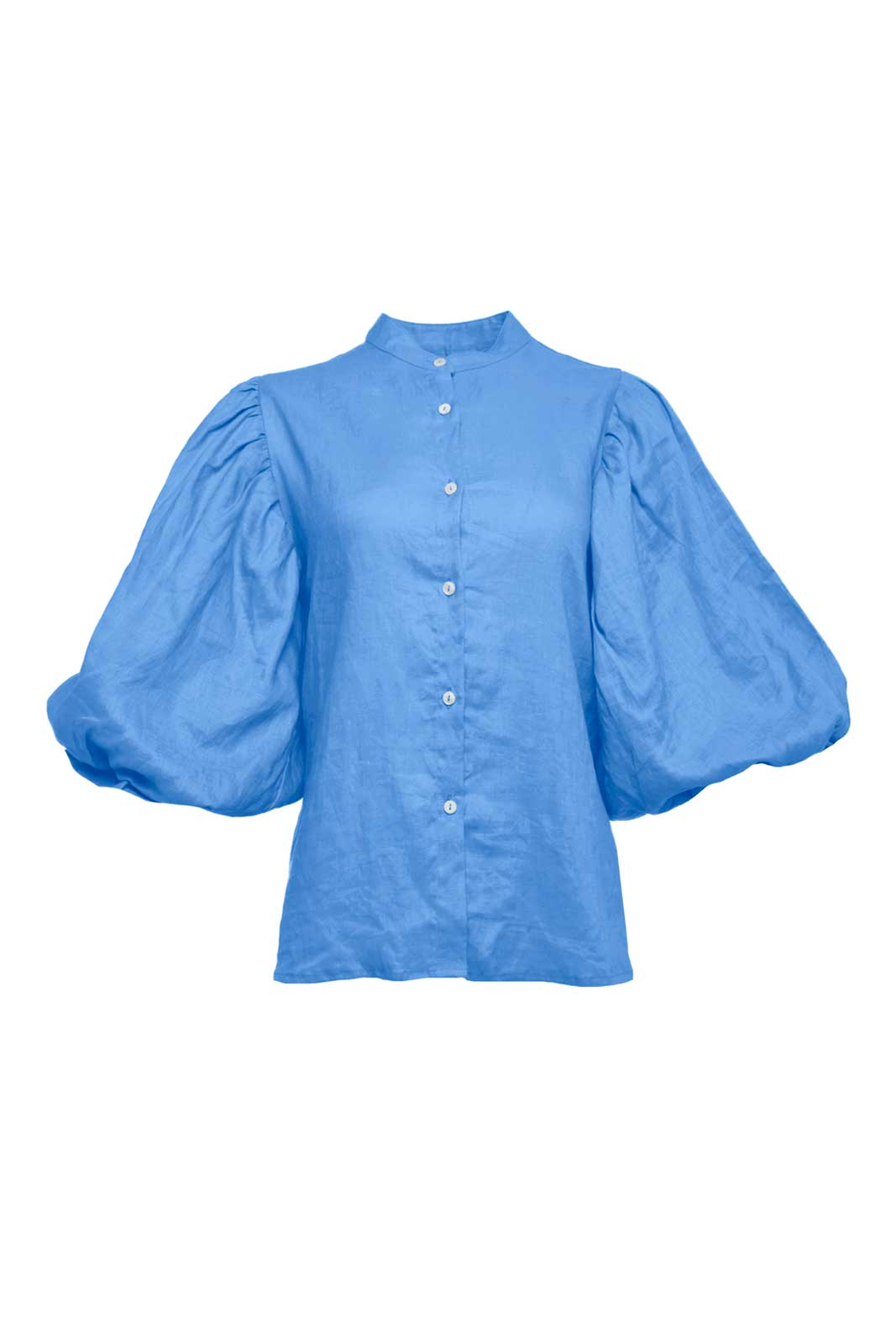 Blusa Iconic Lino Azul