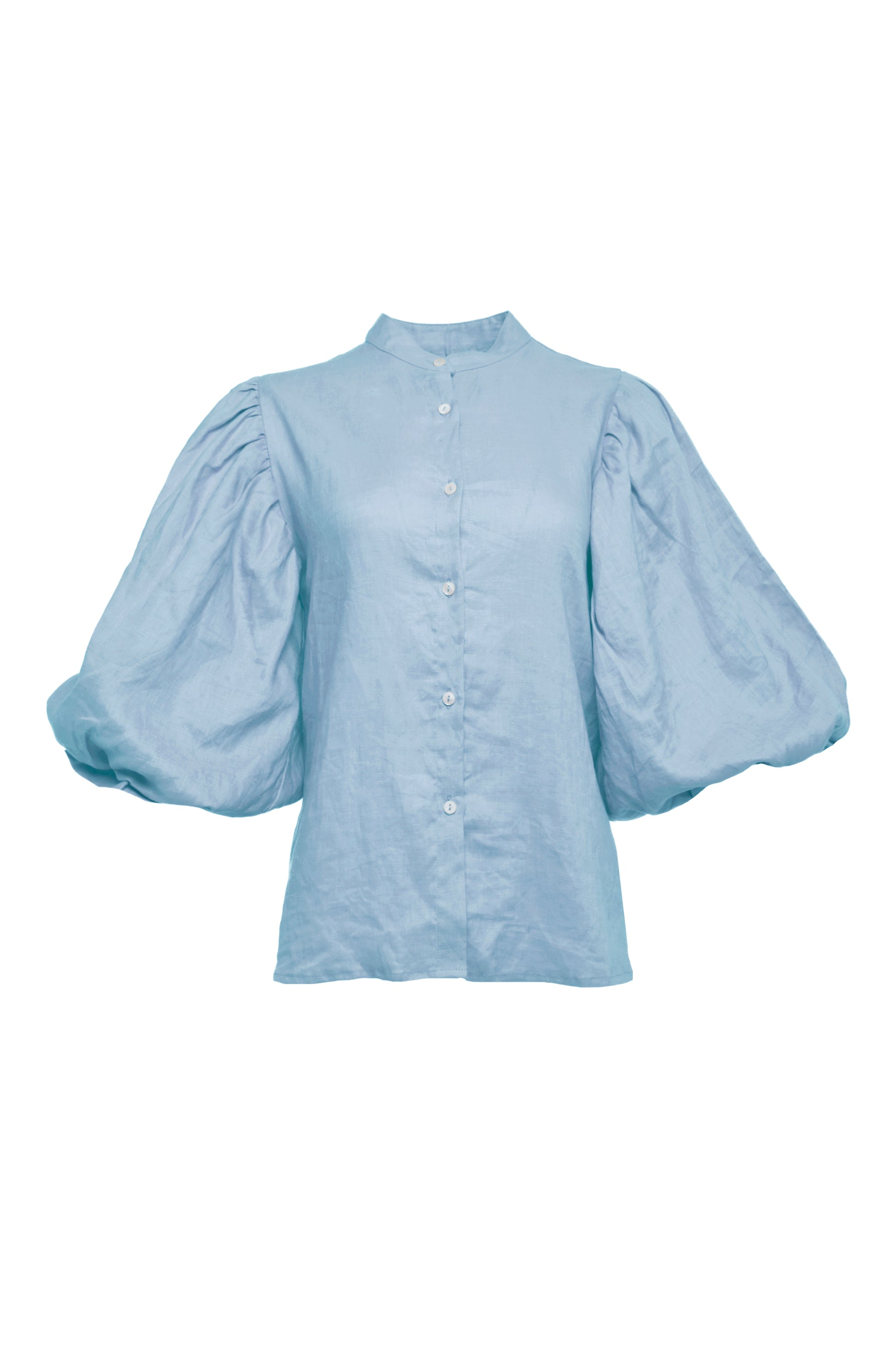 Blusa Lino Azul