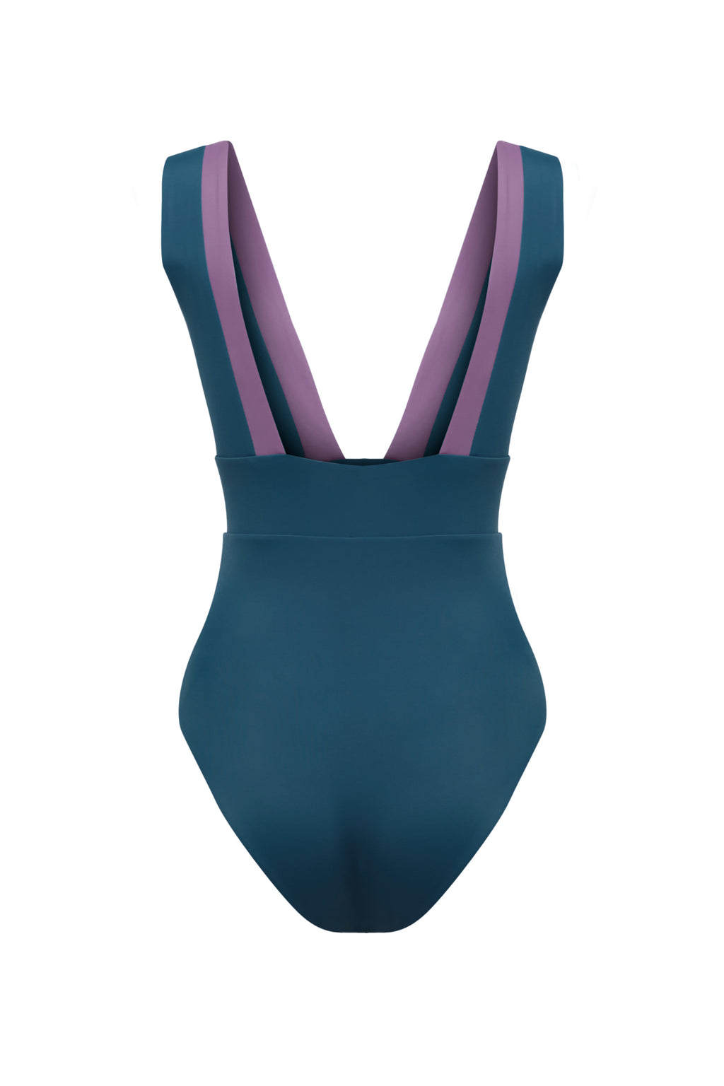 Traje de baño The Essential con escote y tirantes anchos; tejido ECONYL®, diseño elegante y atemporal