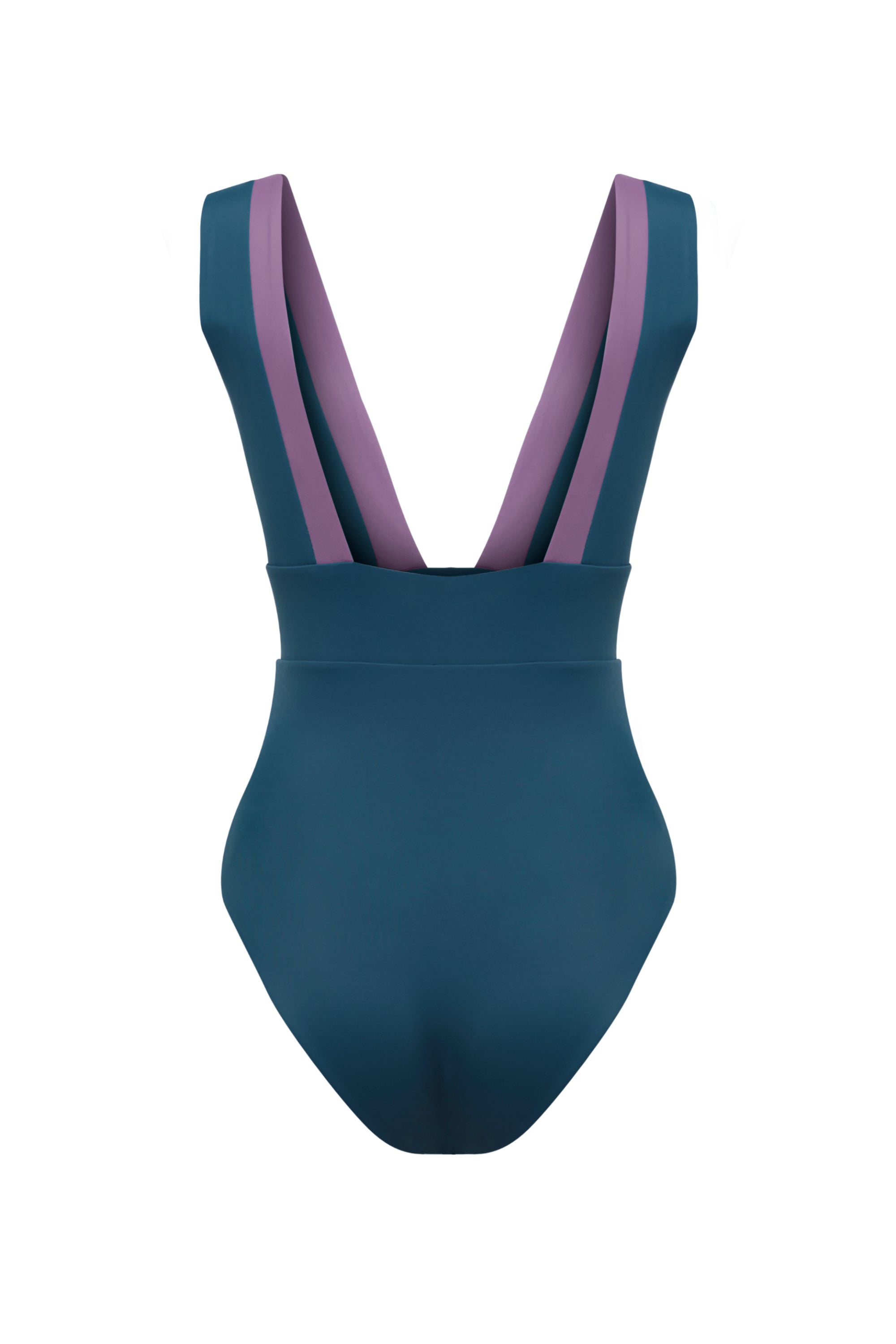 Traje de baño The Essential con escote y tirantes anchos; tejido ECONYL®, diseño elegante y atemporal