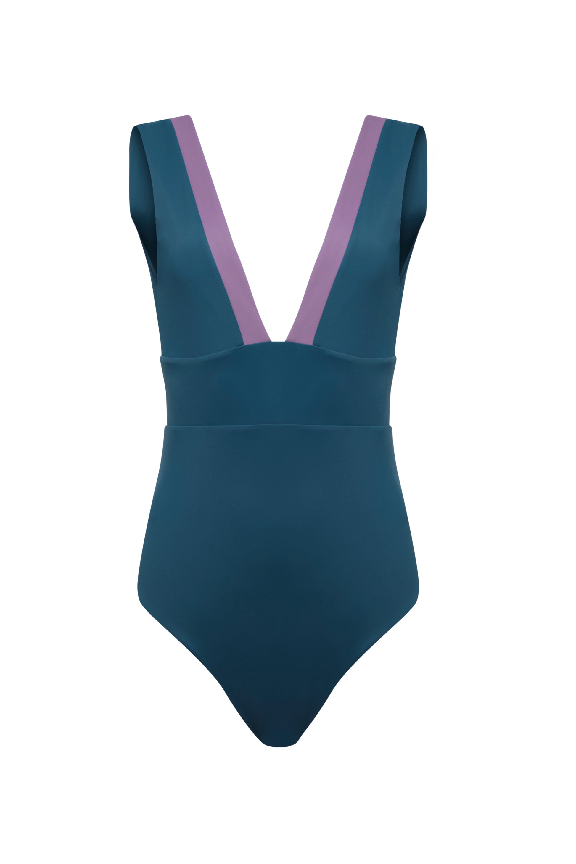 Traje de baño The Essential con escote y tirantes anchos; tejido duradero ECONYL®
